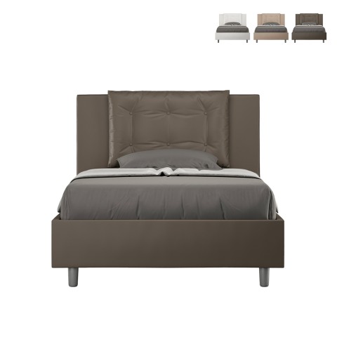 French queen-size bed 120x190 upholstered Annalisa P Promotion