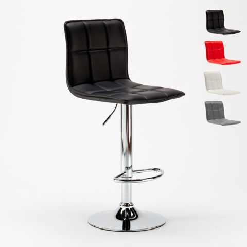 Modern leatherette stool for kitchen and bar design Phoenix Promotion