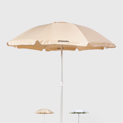 Cotton windproof beach and sea umbrella 220cm Bagnino Light Promotion