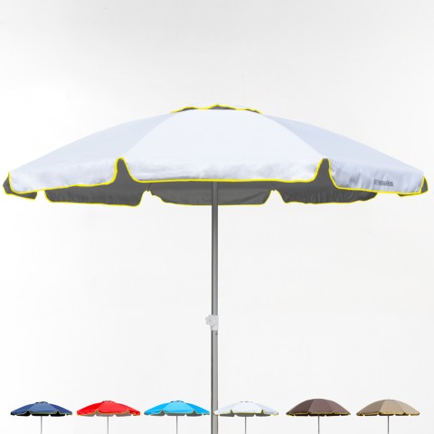 Beach umbrella 220 cm aluminum windproof professional uv protection Bagnino Fluo Promotion