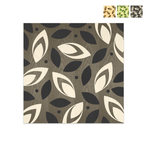 Modern inlaid wooden design painting 75x75cm Drops Promotion