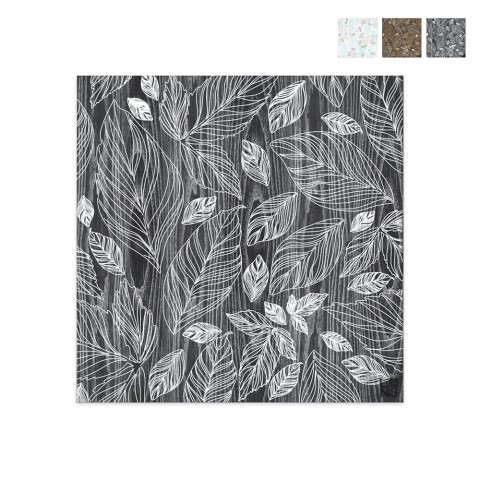 Wooden decorative painting 75x75cm modern Leaves design Promotion