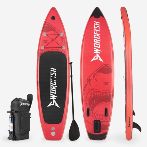 SUP inflatable Stand Up Paddle Touring board for adults 12'0" 366cm Red Shark Pro XL Promotion