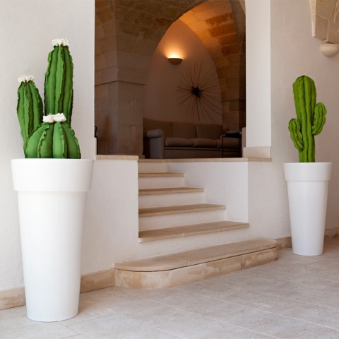 Plant pot holder column planter modern design 105cm Messapico Promotion