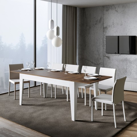 Extending table 90x160-220cm dining room kitchen Cico Mix BN Promotion