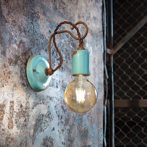 Industrial design wall lamp iron and ceramic Vintage AP3 Promotion