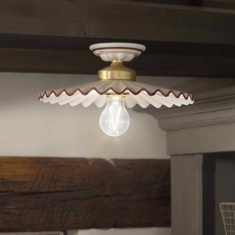 L'Aquila PL-B classic design ceramic ceiling lamp Promotion