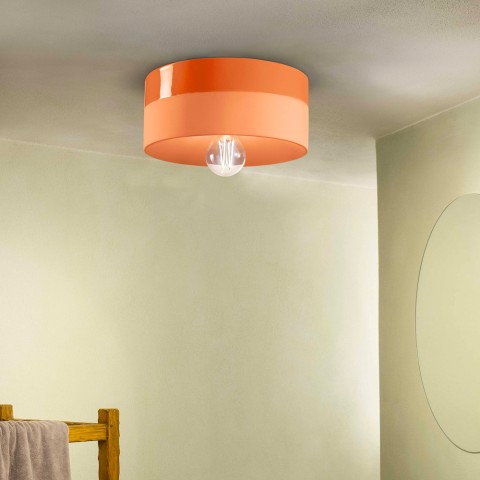 Hand-painted ceramic art deco ceiling lamp Pi-L Promotion