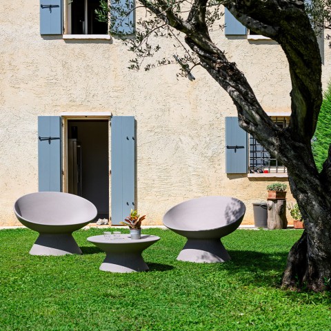 Polyethylene armchair indoor-outdoor garden design Fade P1 Promotion