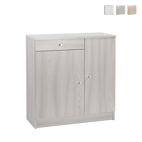 Multipurpose living room cabinet office 2 doors 4 compartments drawer Kyn Promotion