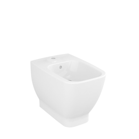 Floor-standing bidet flush-to-wall ceramic modern bathroom sanitaryware Shift VitrA Promotion