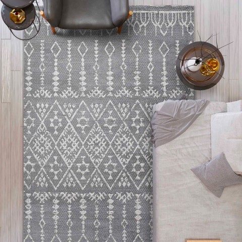 Modern Design Living Room Rug Victory Masai Grey Promotion