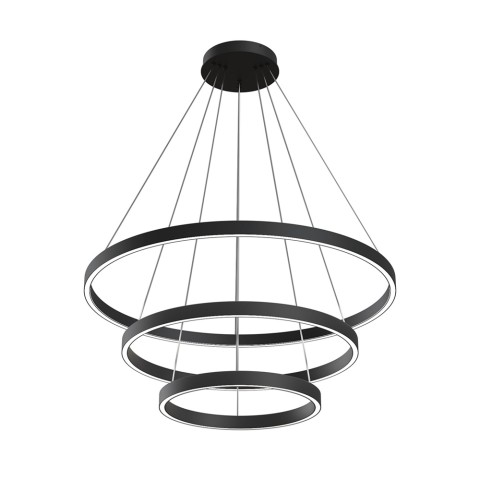Black LED pendant chandelier 3 adjustable Rim Maytoni Promotion