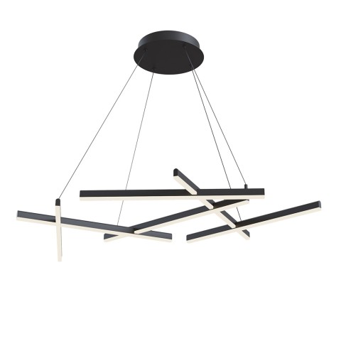 Modern black LED pendant chandelier kitchen living room Line Maytoni Promotion