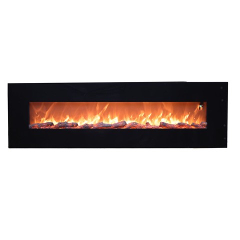 Electric Flame Effect LED 1500W Wall Hanging Fireplace Pordoi Promotion