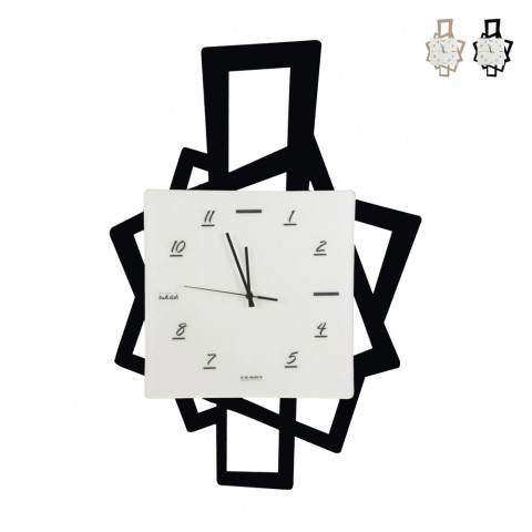 Modern handcrafted wall clock for living room Quadri Ceart Promotion