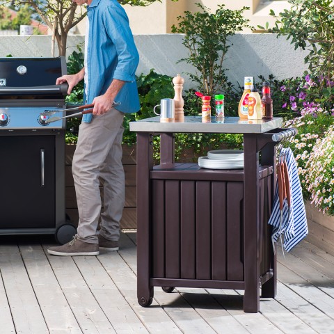 BBQ BBQ cabinet with steel top Unity Keter K253041 Promotion