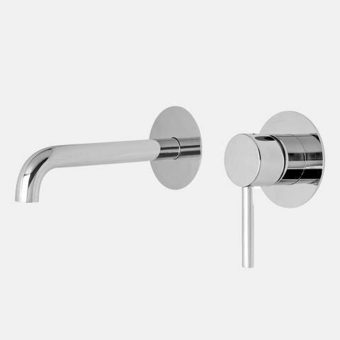 Built-in wall basin mixer 2 separate plates 170mm E4103T Promotion