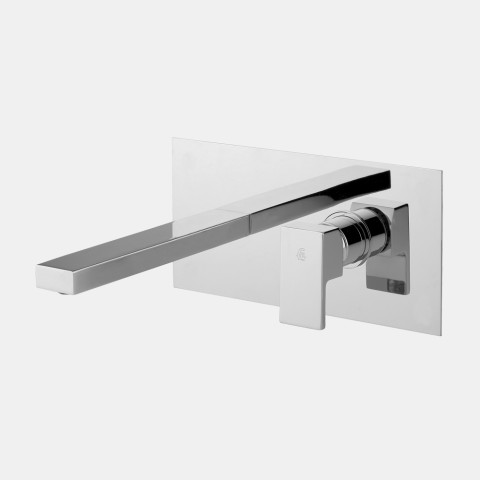 Single built-in wall mounted basin mixer 220mm E2003C Promotion