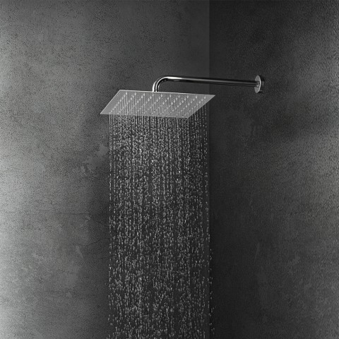 Bathroom set curved shower arm 35cm square shower head 30x30cm FRM3462 Promotion