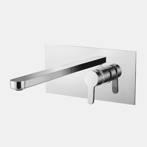Single built-in wall mounted basin mixer 220mm E3003C Promotion
