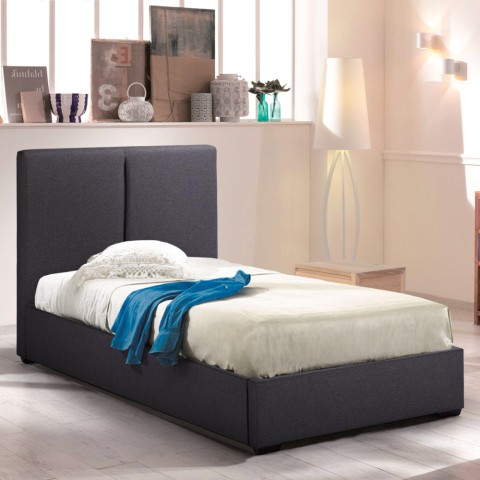 Montreux Twin Complete Single Bed in Fabric with Mesh 80x190 cm Promotion