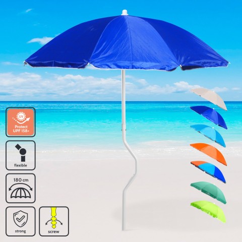 180 cm Girafacile Prometeo 180 cm windproof sea beach umbrella Promotion