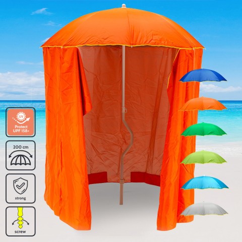 Zeus GiraFacile® Beach Umbrella with removable Tent Promotion