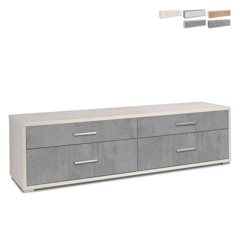 TV dresser cabinet 4 drawers modern design Mila Promotion