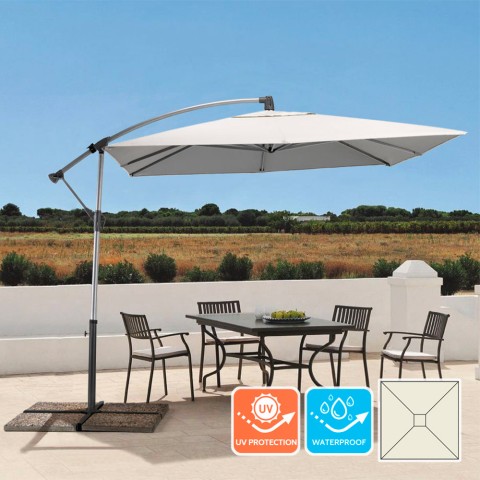 Shadow 2.5M Square Side Arm Parasol For Patio & Garden Promotion