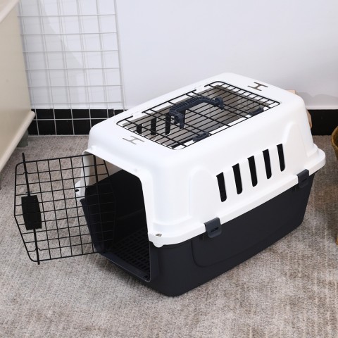 Rexxy L 40x58x38 Hard Pet Carrier Cage with Mat Promotion