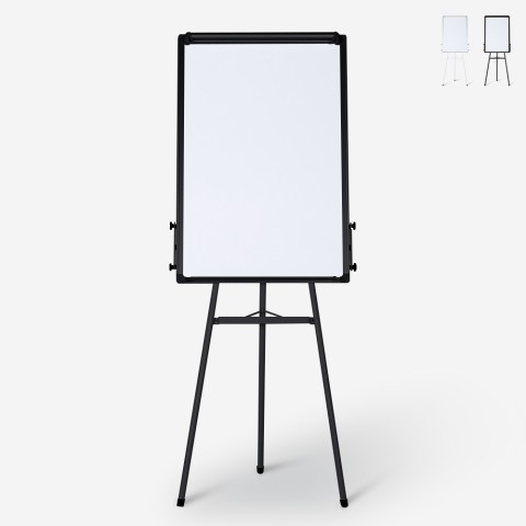 Magnetic Whiteboard with Easel 90x60cm Paper Pad Block Cletus M. Promotion