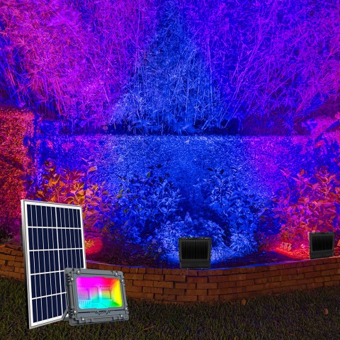 Solar LED RGB Multicolor...