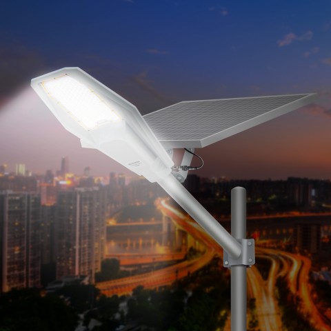 Light with solar panel...