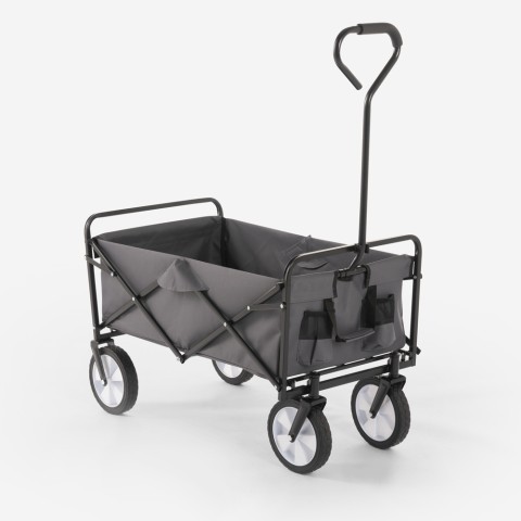 Multipurpose garden trolley with 80kg capacity, folding 4 wheels Polly. Promotion
