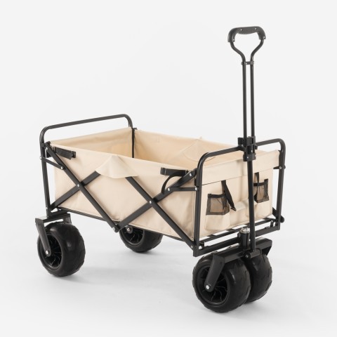 Folding luggage cart 100kg for garden camping beach Marty Promotion