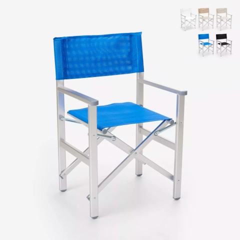 Folding beach chair portable aluminium textilene Regista Gold Promotion