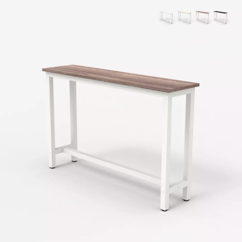 Console table 120x40cm cabinet wood metal white Welcome light Promotion