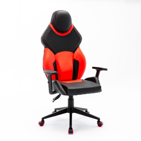 Portimao Fire sports leatherette adjustable ergonomic gaming chair Promotion