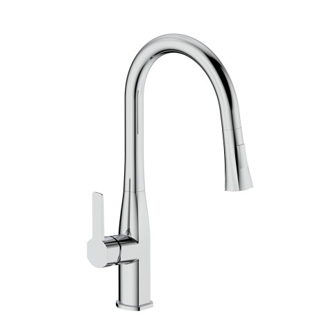 High spout kitchen sink mixer tap with pull-out spray Vancouver Promotion