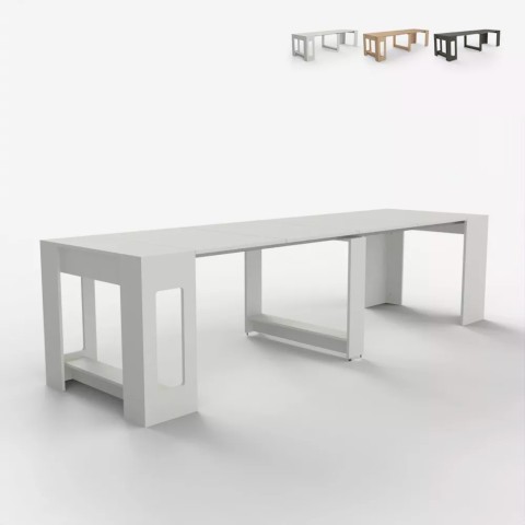 Extendable dining table 90x51-237cm console table entrance Garda Promotion
