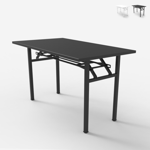 Foldable space-saving office desk 2 levels Foldesk Plus 120x60cm Promotion