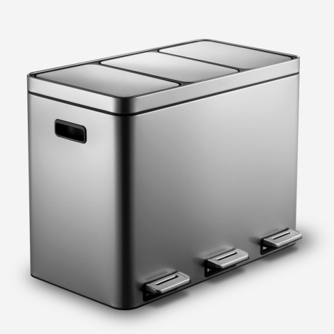 45 liter stainless steel waste bin for separate collection 63x33x46 Vasio Promotion