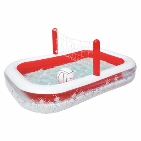 Bestway 54125 inflatable kiddie paddling pool with volleyball set Promotion