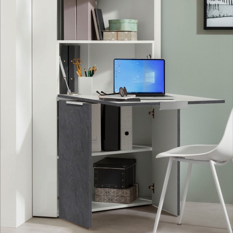 Space-saving folding corner desk 70x70cm Layla II Promotion