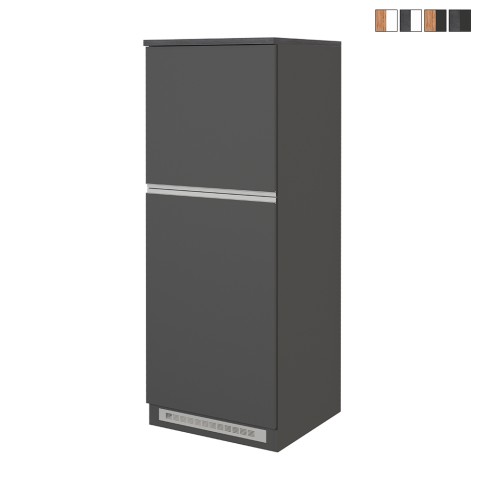 Mobile fridge cover built-in 2-door kitchen container 60x60x164,5h Halser Promotion