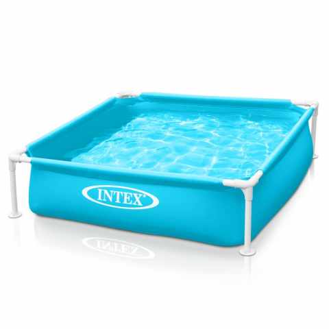 Intex 57173 Mini Frame Square Pool for Children and Dogs Promotion