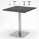 Square Table 70X70 Coffee Bar Restaurant Hotel central base Horeca Cost