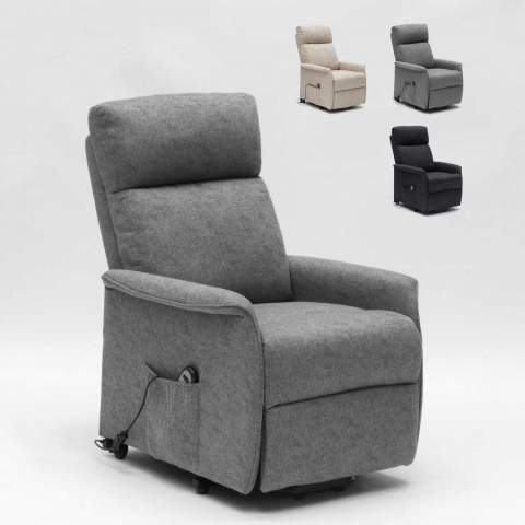 Giorgia Electric Relax Armchair with Seat Lift and Castors for Elderly People Promotion