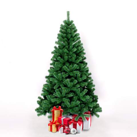 Artificial classical green PVC Christmas tree 180cm Stockholm Promotion